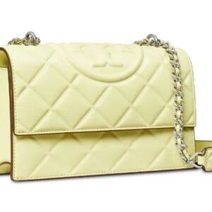 Tory Burch Fleming Soft Small Convertible Shoulder Bag. Frozen zest NWT